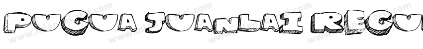 pugua juanlai regular字体转换